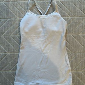 Ivivva size 10 white tank top!